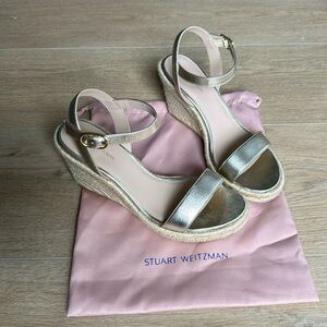 Stuart Weitzman espadrille wedges